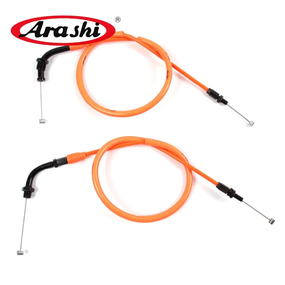 Arashi Throttle Cable For HONDA CBR1000RR CBR 1000 RR 2008 2009 2010 2011 2012 2013 Stainless Rubber Motorcycle Cable Wire