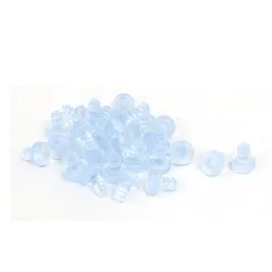 Uxcell 30pcs 5x8mm Rubber Anticollision Embedded Soft Stem Bumpers Screw Hole Plugs for Cabinet Doors and Drawers