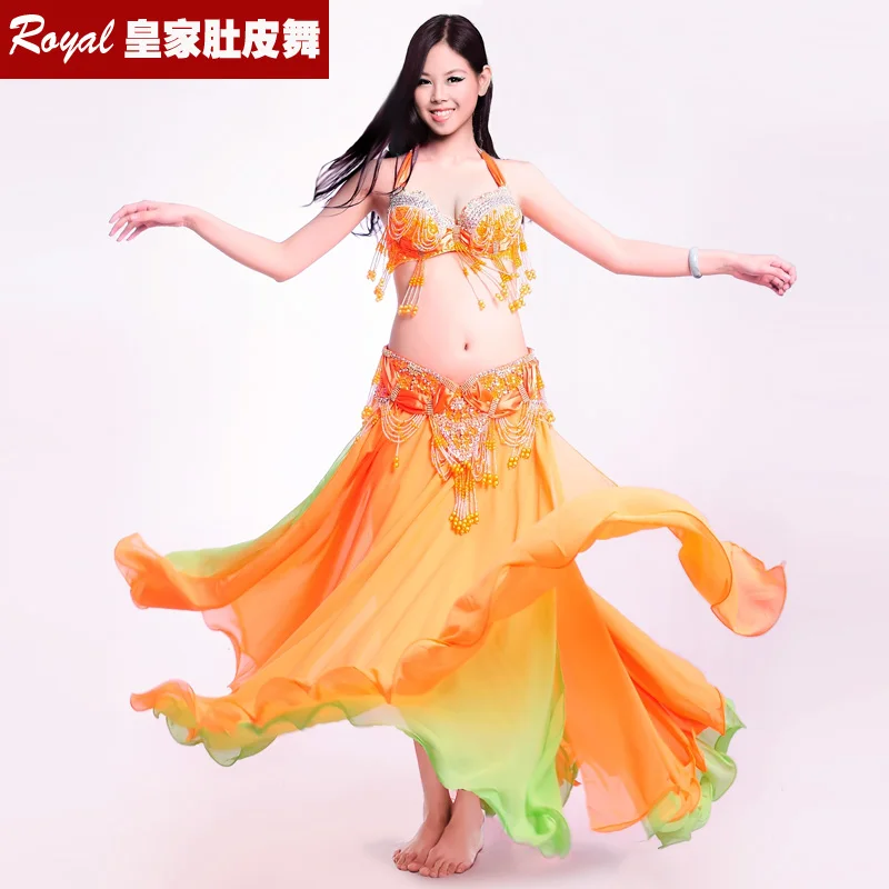 Professional Belly dance Suit Belly dancing Dress Bellydancing Clothes Performance wear belly dance Costume Dance Bra Belt Skirt