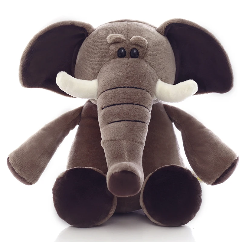 

Cute Cartoon Elephant Plush Toy 25cm Soft Doll Kid's Christmas Gift New Style W2027