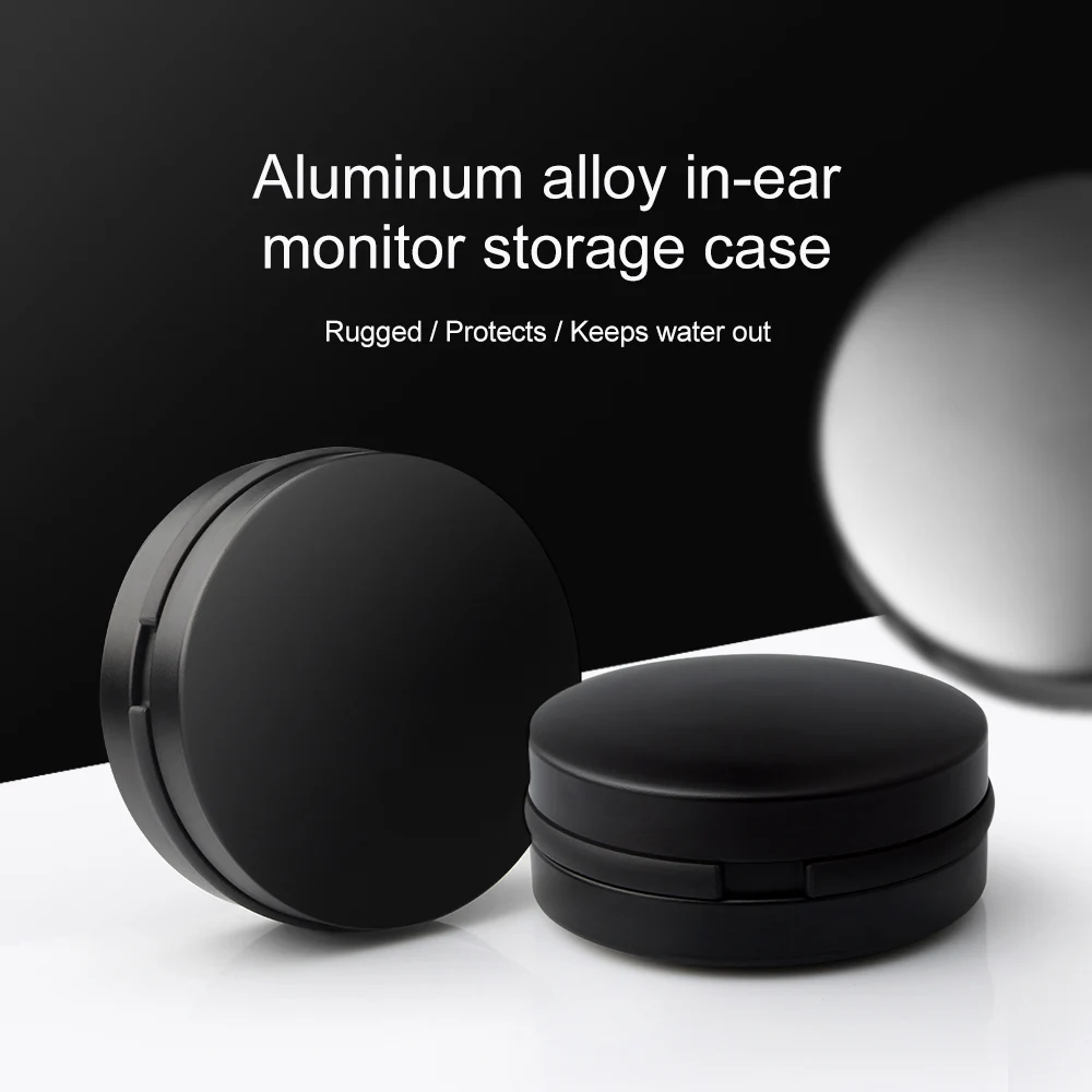 FDBRO New Metal Aluminum Alloy In-ear Earphone Accessories Earphone Hard Waterproof Portable Storage Case Bag Box Earphone