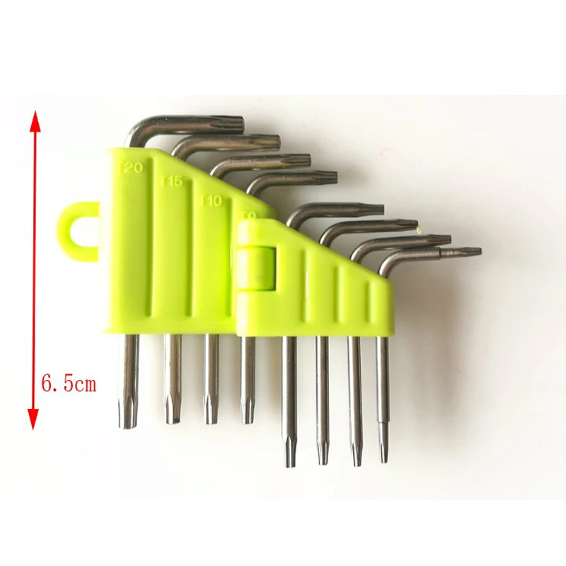 8pcs Mini Star Torx Screwdriver Set T5 T6 T7 T8 T9 T10 T15 T20 Repair Tools Set Chave De Fenda