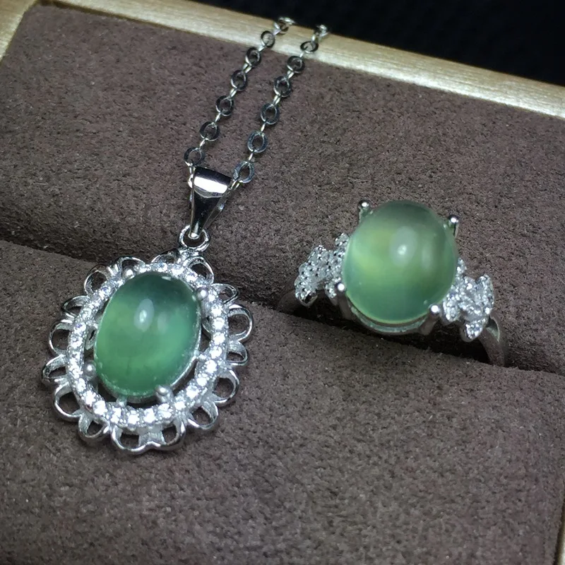 

KJJEAXCMY бутик ювелирных изделий в стиле Девушки 925 Серебряный брикет с люминесцентным инкрустированным кольцом кулон ожерелье одуванчик