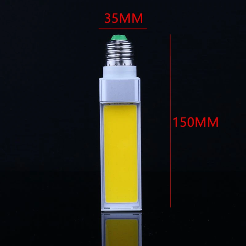 Spain Horizontal Plug Lamp LED Bulb 10W 12W 15W COB LED E27 G24 G23 COB Corn Light Lamp Warm White AC85V-265V Side lighting