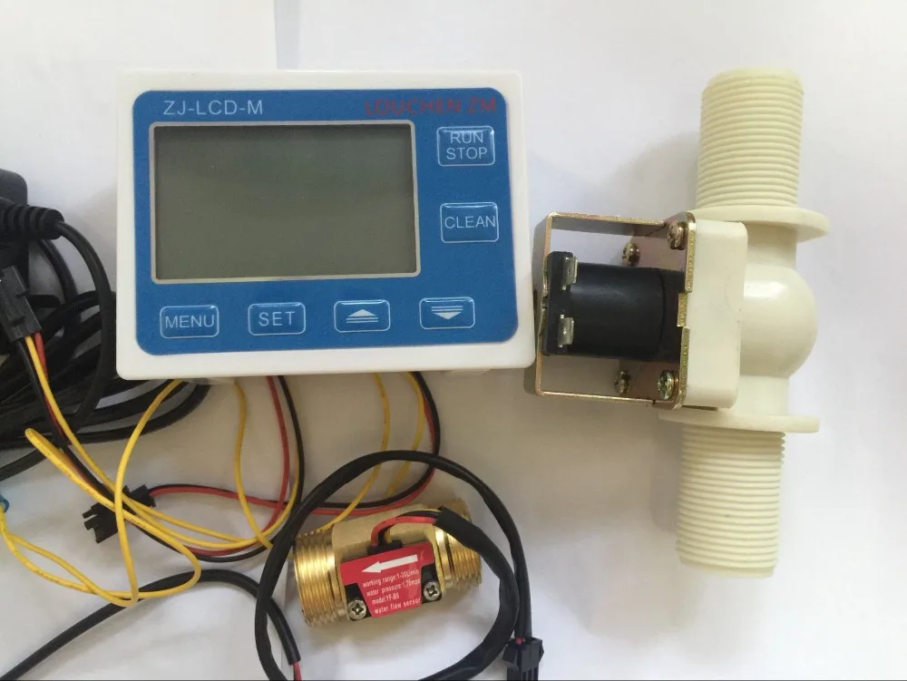 ZJ-LCD-M flow Meter Controller With 3/4\