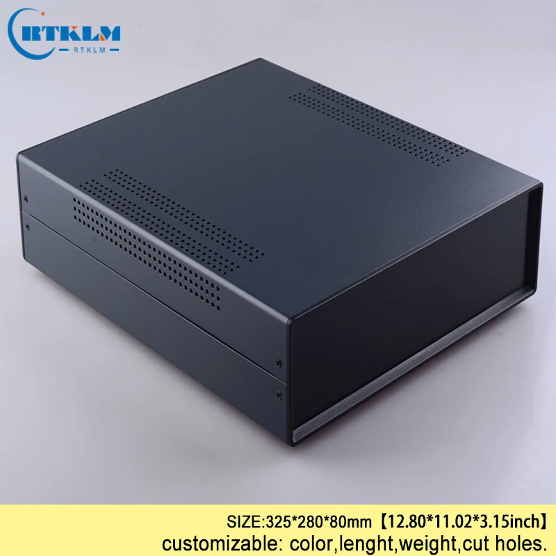 Iron Power supply box electrical connector enclosure diy wire connection box iron project enclosure instrument case 325*280*80mm