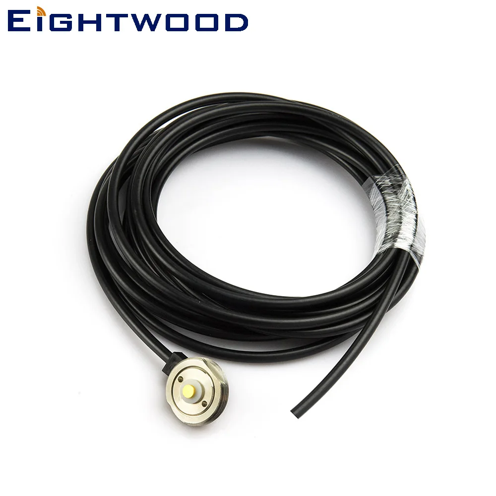 

Eightwood New Vehicle Antenna Mobile Bracket RF Coaxial Cable NMO Mount 3/4 Inch Hole With 500cm RG58 Cable