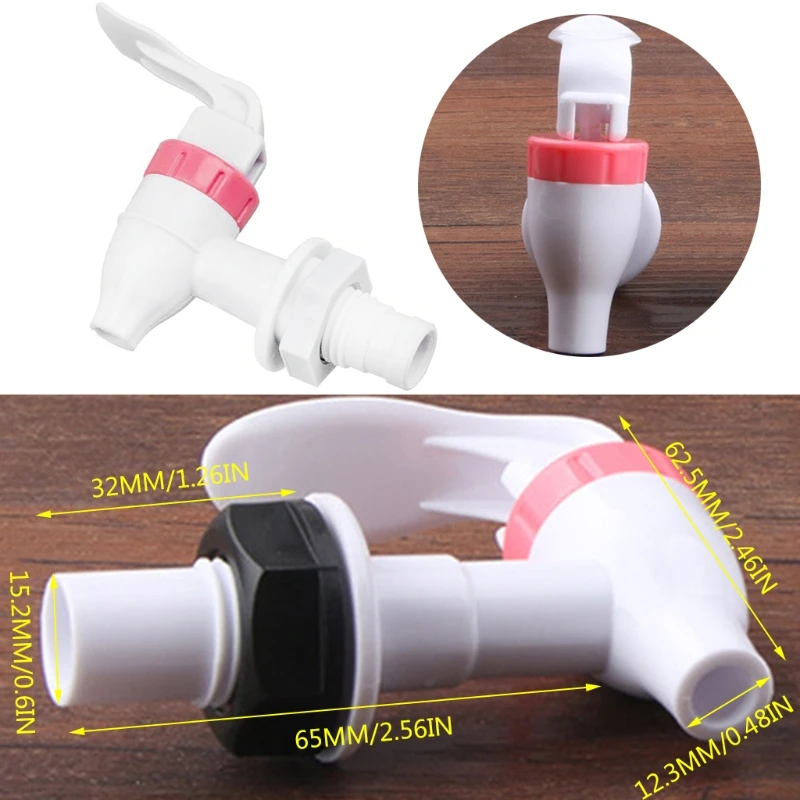 Universal Size Push Type Plastic Hot Water Dispenser Faucet Tap Replacement Part