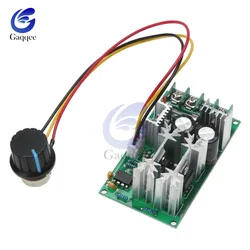 DC 10-60V DC 10V-60V Motor Speed Control Regulator PWM Motor Speed Controller Switch 20A Current Regulator Module 12V 24V 48V