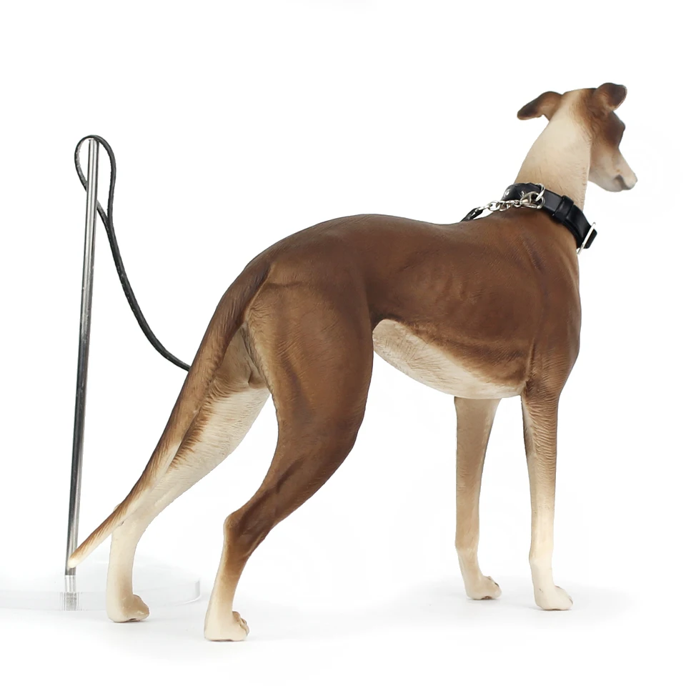 Pet Dog Greyhound Simulation Animal Model Action & Toy Figures Classic Toys for Children Gift Collection