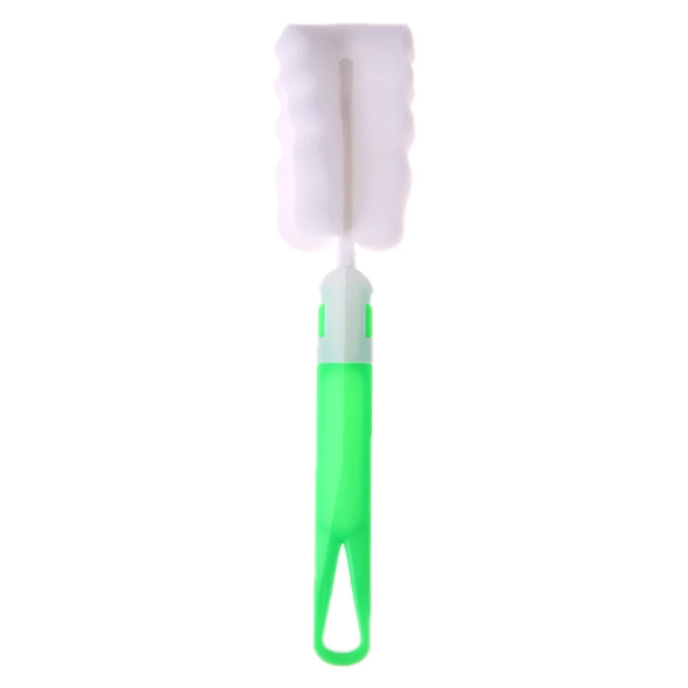 แปรงฟองน้ำ Long Handle Easy แปรงฟองน้ำทำความสะอาดแปรงทำความสะอาดขวดแก้วคัพ Scrubber ซักผ้าทำความสะอาดห้องครัวเครื่องมือ
