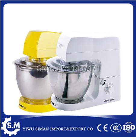 7L Multifunction electric Egg beater and mixer machine limitless transmission dough mixer