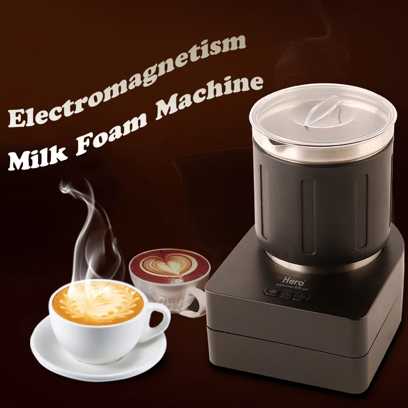 Mélangeur de lait électrique automatique, petit appareil ménager pour faire mousser le café et le lait