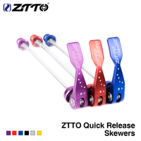 ZTTO 1 Pair Bicycle QR Skewers Ultralight 9MM 5MM Quick Release Skewers 100 135 Reliable Axle for MTB Road Bike