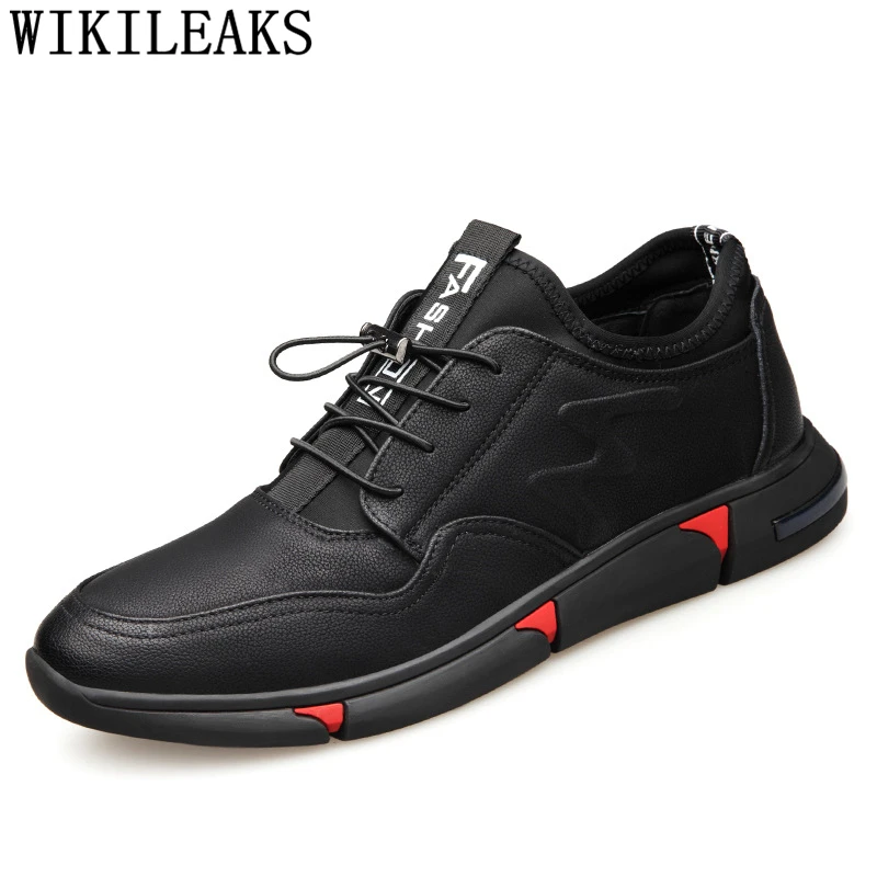 Elevator Shoes For Mens Casual Shoes Hot Sale Coiffeur Leather Shoes Men Designer Sneakers For Tenis Masculino Adulto Ayakkabi