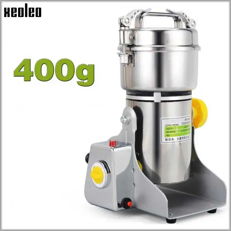 XEOLEO Grain Grain Grind machine 400g Electric Coffee grinder Herbs/Bean/Spice mill machine Swing type Grinding powder machine