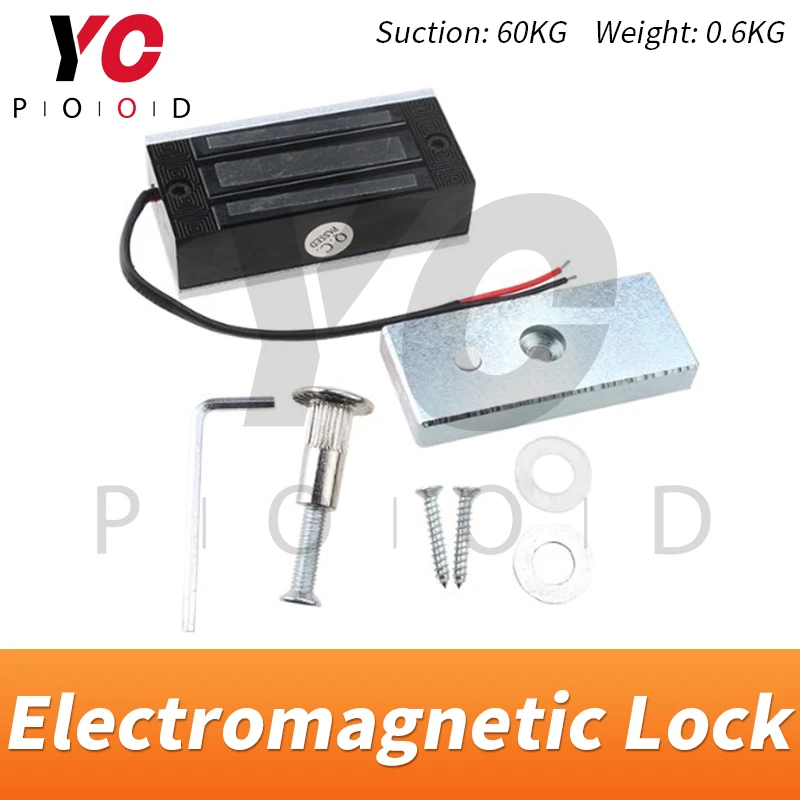 12V Mag lock Escape Room Spare Parts installed on door use the electromagnetic lock to open or close door Takagism game  YOPOOD