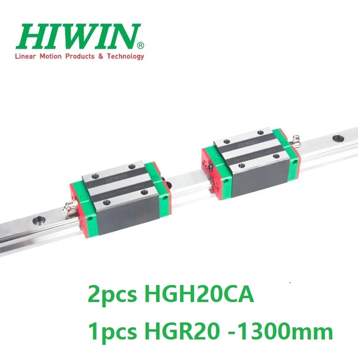 

1pcs original Hiwin rail HGR20 -L 1300mm + 2pcs HGH20CA narrow block 3d printer parts