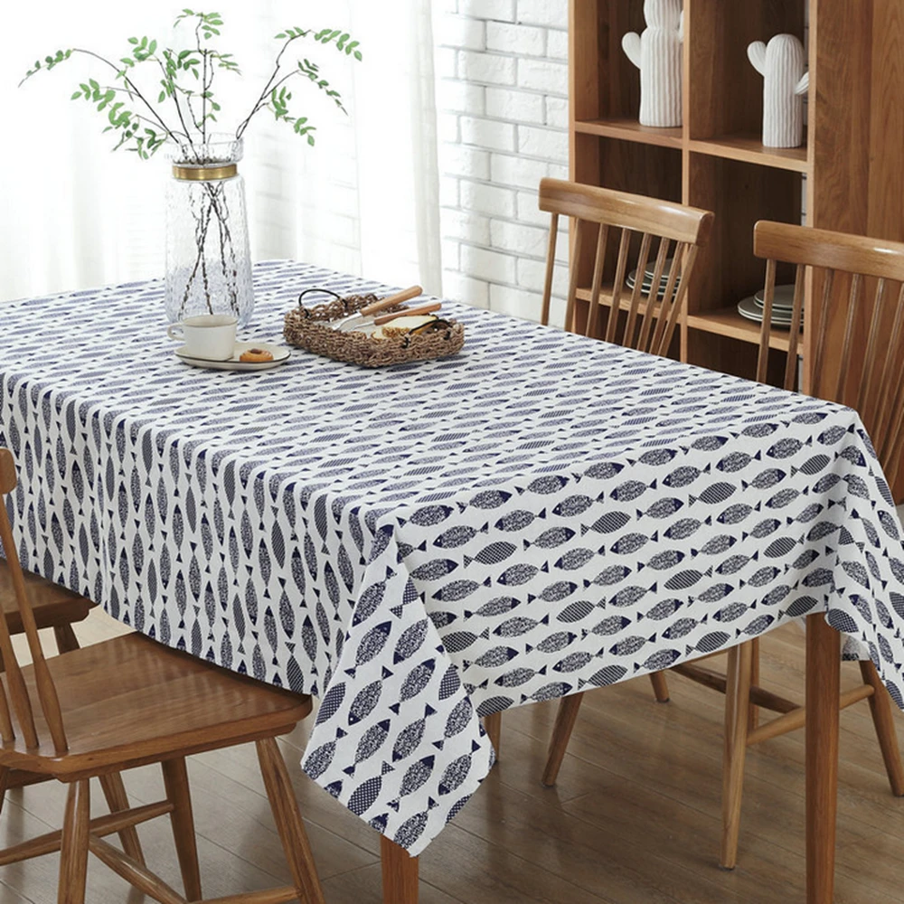 Cotton Linen Printing Tablecloth, Household Personality, European Dining Table Cloth, Home Textile Products, New