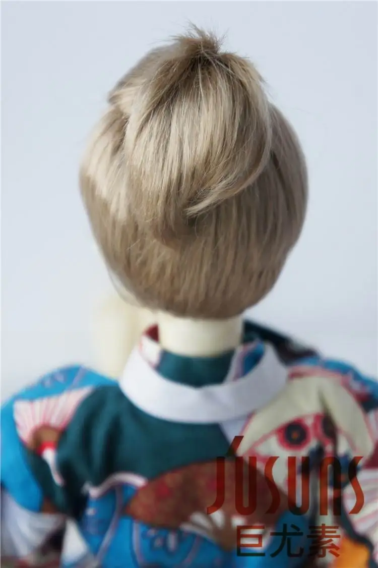 JD434 1/4 1/3 Mode Stijlvolle Korte BJD Pruiken MSD SD Zachte Synthetische Mohair Pop Pruik Maat 7-8 Inch 8-9 Inch Haar Pop Accessoires