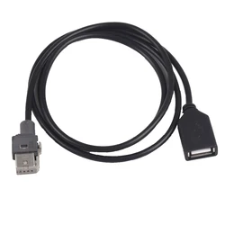 Car USB Cable Adapter 4Pin USB Cable For Peugeot 207 307 308 408 508 for Citroen with RD43 RD45 RD9 CD Player