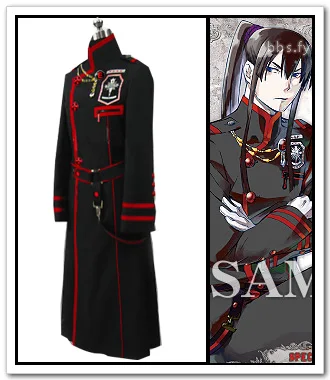 Yuu Kanda Long Jacket Uniform Anime Cosplay Costume 110