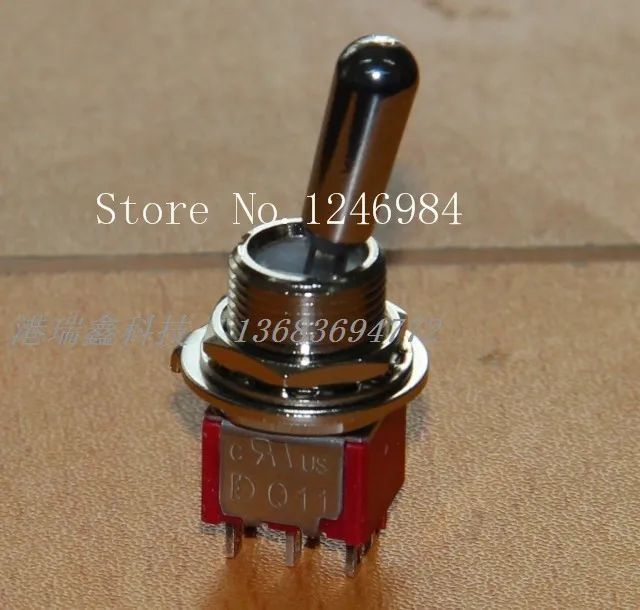 

[SA]T8011-Z six foot two tranches M12 Dual Dust bulk toggle switch Q11 Taiwan Deli Wei Dailywell--20pcs/lot