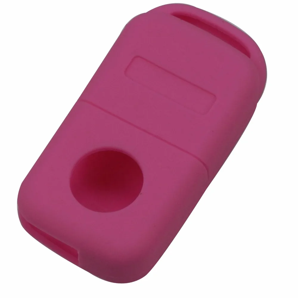 jingyuqin Silicone Key Fob Case Cover For Mercedes Benz E113 A C E S W168 W202 W203 Two 2 Buttons Flip Folding Car Accessories
