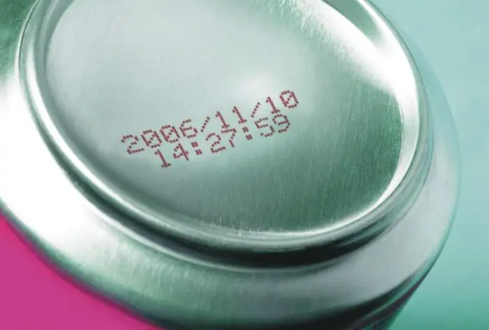 شحن مجاني الحبر النفاث الطباعة آلة (WLD-180P) استخدام على طابعة تاريخ انتهاء الصلاحية