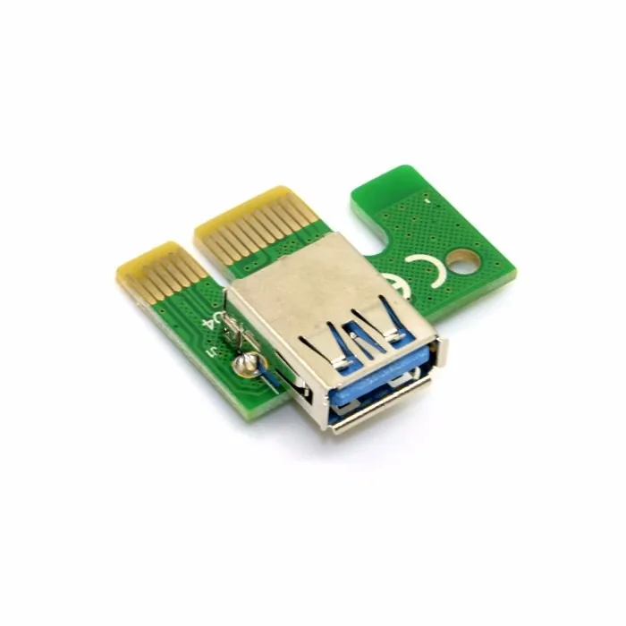 PCI-E PCI 익스프레스 라이저 카드 BTC 채굴 기계 리그용, 1x ~ 16x USB 3.0 데이터 케이블, SATA ~ 4 핀 IDE 몰 렉스 전원 공급 장치, 1 세트