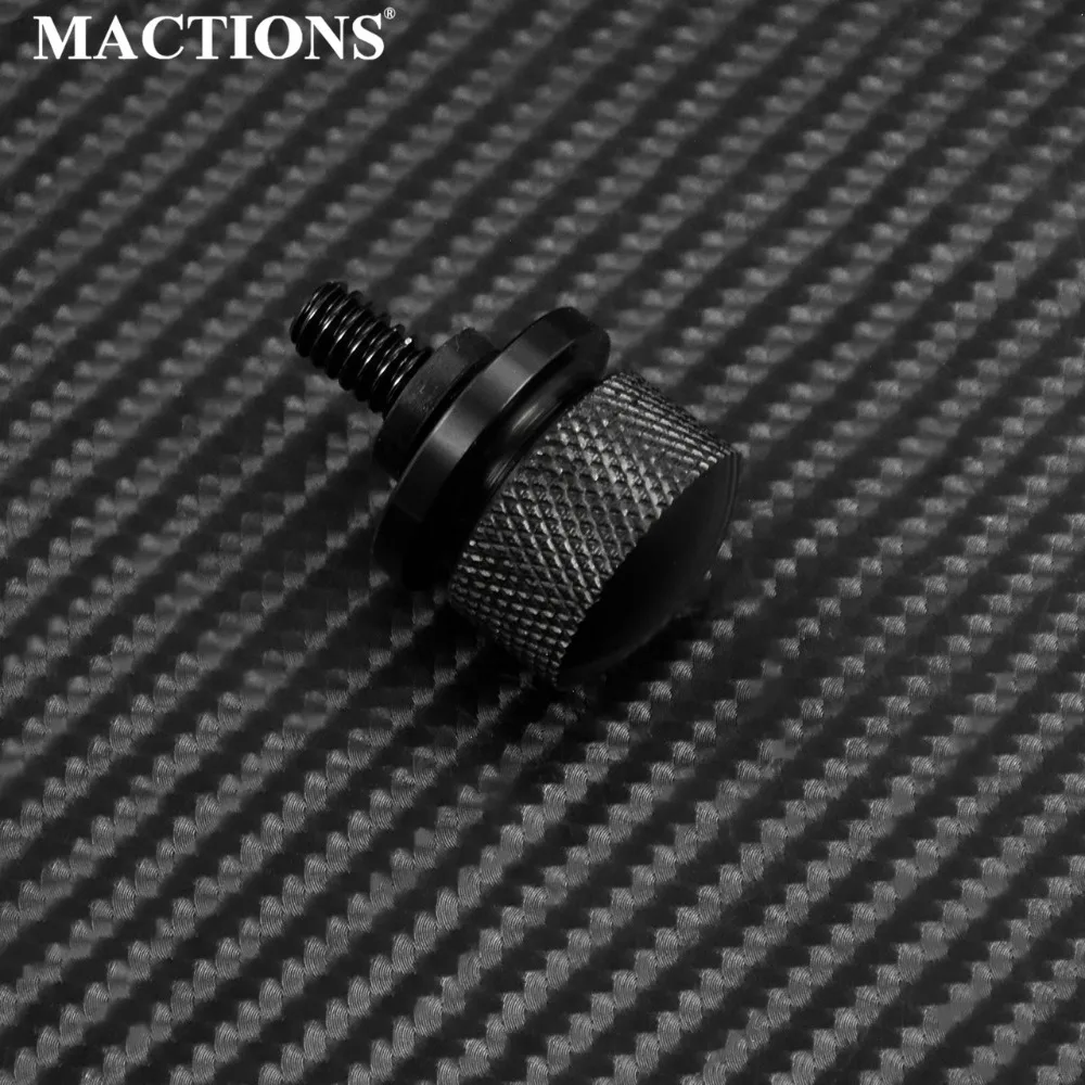 

1Pc Motorcycle Rear Seat Bolt Fender Bolt Screw Cap CNC Black For Harley Sportster Touring Dyna Softail Road Glide Street Glide