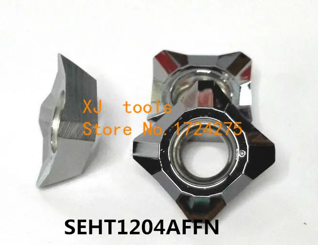 Free Shipping 10pcs SEHT1204AFFN Turning carbide Aluminum inserts,Blade for KM12 Milling cutte Holder,Suitable for Aluminium