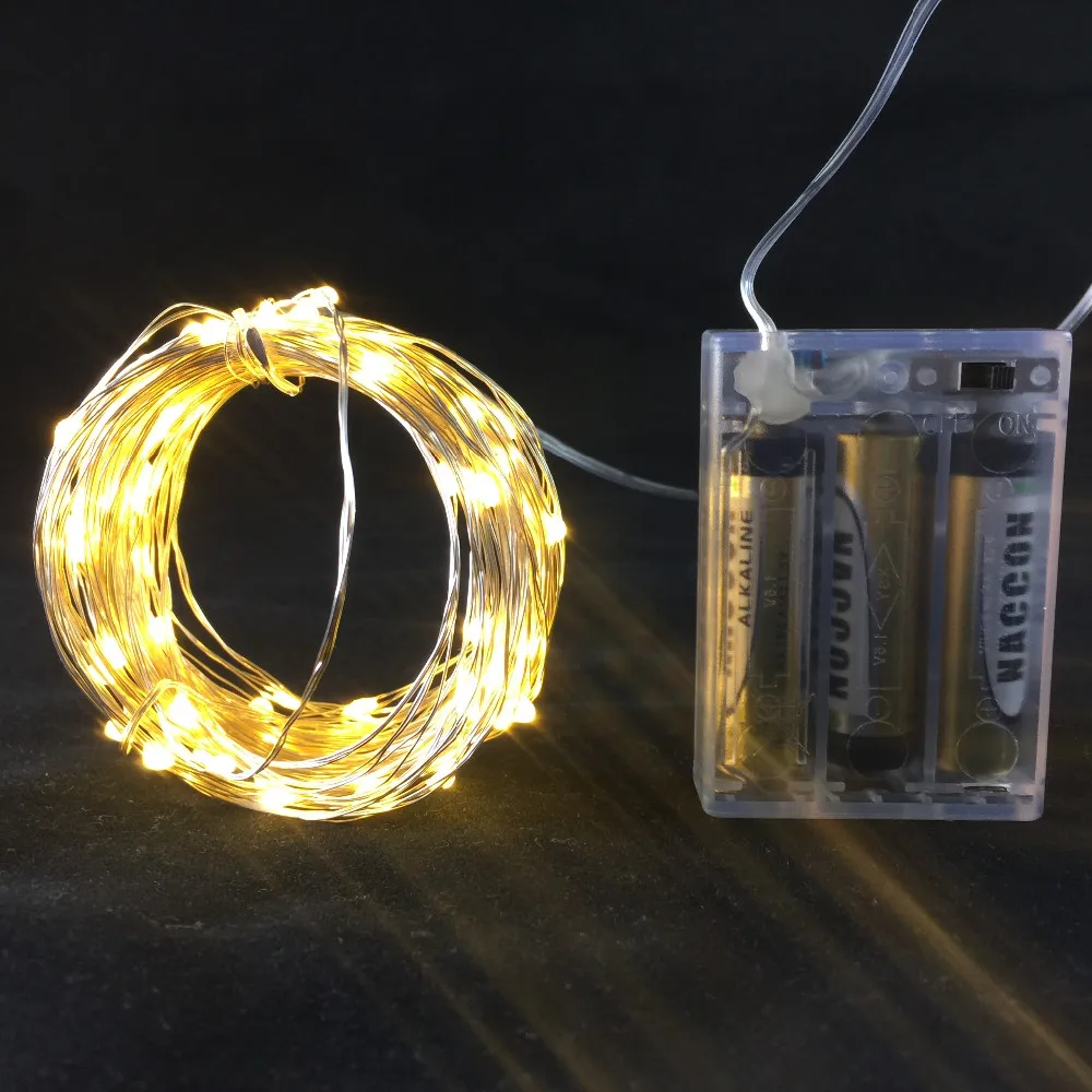 

2016 hot shopping!3AA Battery Opertaed LED String Light For Wedding Decoration