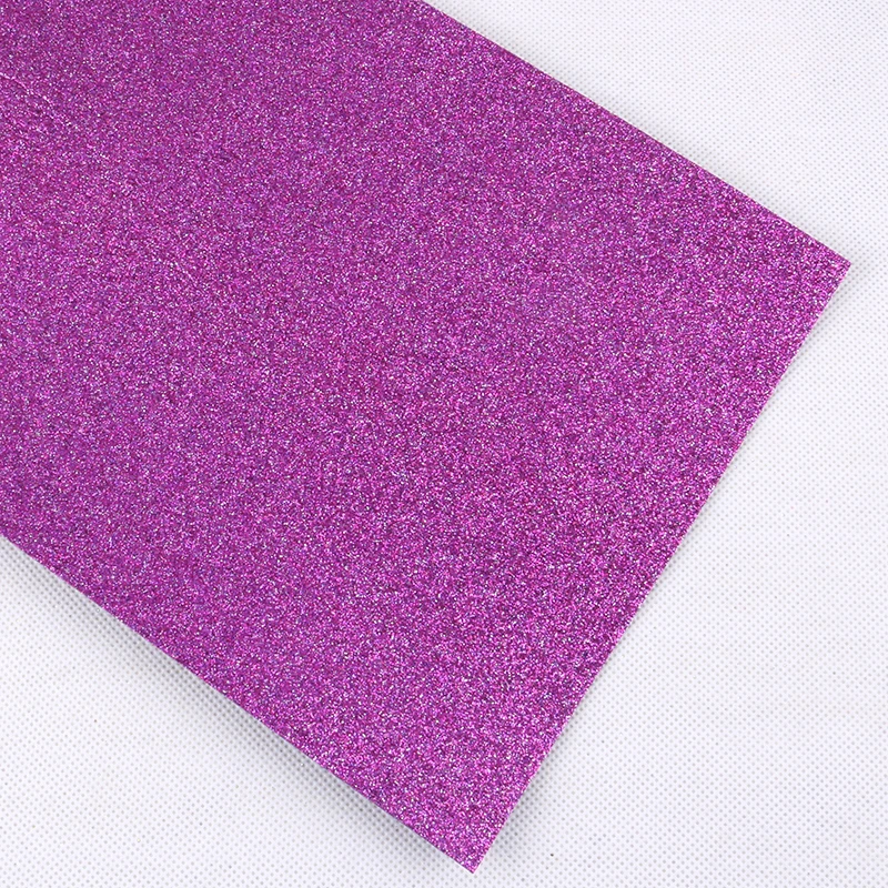 Nanchuang 1.4mm Thickness Glitter Colorful Non Woven Felt Fabric For Home Decoration Pattern Sewing Doll&Crafts Material 20x30cm