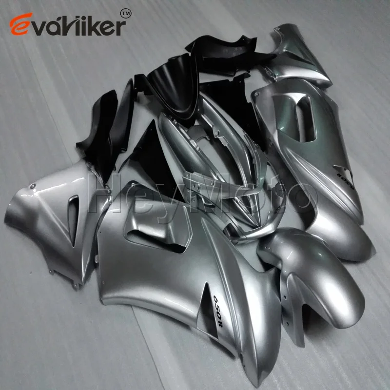 

motorcycle Fairing hull for 650R ER6f 2006 2007 2008 silver ER-6f 06 07 08 ABS plastic panels kit