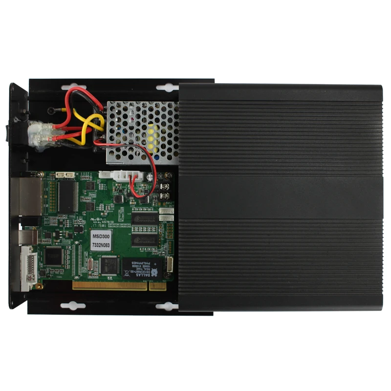 Caja de envío externa led LCB300 (con tarjeta msd300) como el controlador novastar mctrl300 para pantalla de módulo led