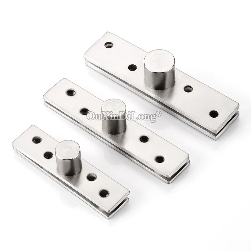 Express Shipping ! NEW 40PCS Stainless Steel Door Pivot Hinges 360 Degree Rotary Invisible Hidden Door Hinge Install Up and Down