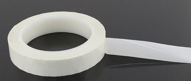 2 Rolls (16mm*66M*0.06mm) PET High Temperature Insulating Anti-Flame Adhesive Mylar Tape for Transformer Coil WHITE