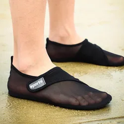 Mens Barefoot Shoes Mesh Summer Water Shoes Breathable Men Casual Beach Sneakers Slip On Flat Loafers Male Tenis Zapatos Hombre