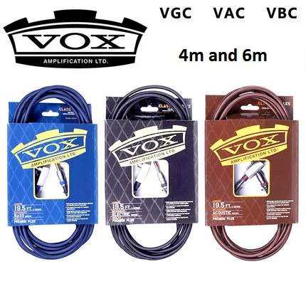 Vox Class A 4m/6m Professional Acoustic Guitar Electric Guitar  Bass Guitar Cable