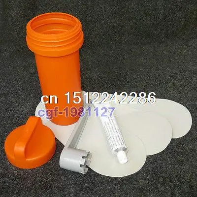 

Inflatable Boat Water Toy Repair Kit PVC Patch Glue Valve Wrench Container