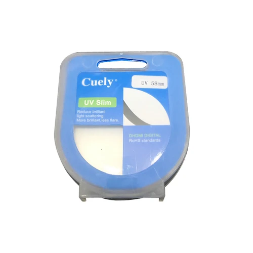 Imagen 2 del producto Nuevo 37 40,5 43 46 49 52 55 58 62 67 72 77 82mm Protector de lente de filtro Digital UV para cámara canon nikon DSLR SLR con paquete