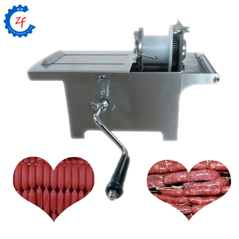 

Hand-rolling sausage tying and knotting machine sausage linker and knot machine