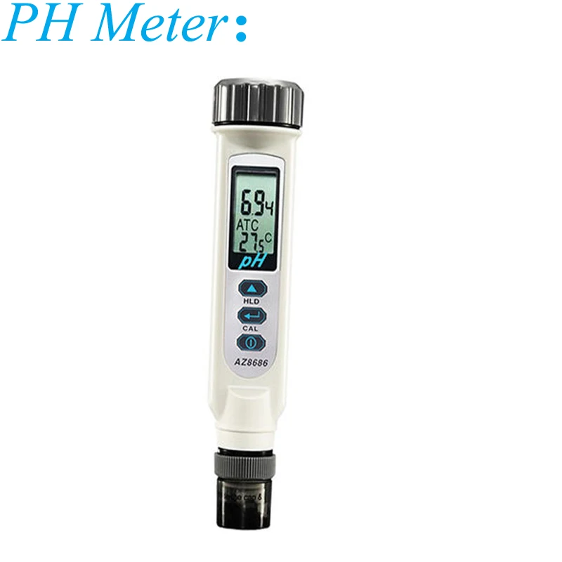 

High-precision PH Meter Temperature Industrial And Agricultural LCD Dispaly PH Value Tester Meter Pen