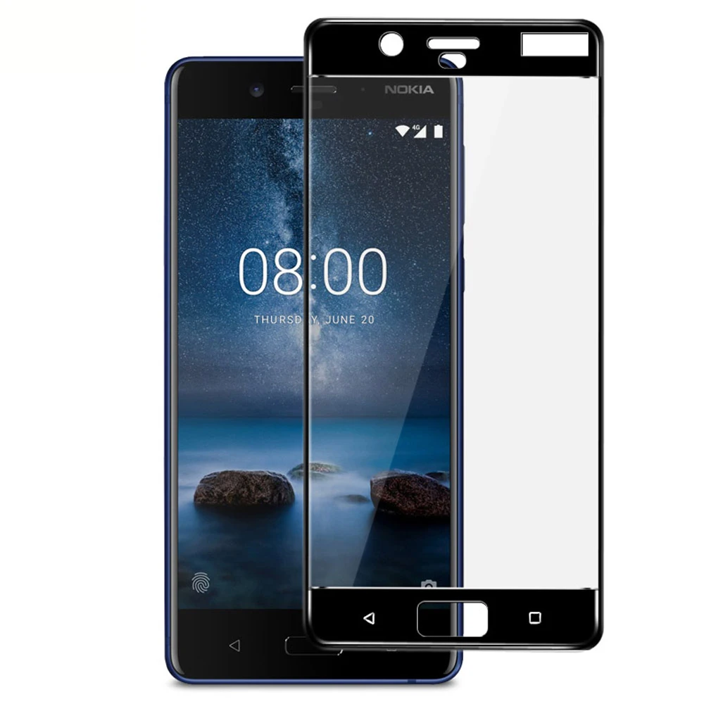 Full Cover Tempered Glass For Nokia 8 Screen Protector protective film For Nokia 8 glass