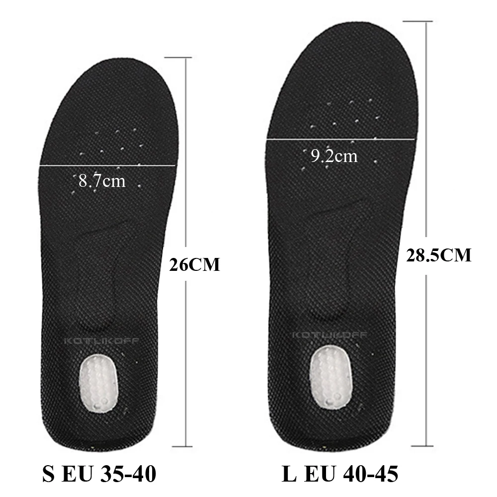 Silicone Gel Insoles Foot Care For Plantar Fasciitis Heel Spur Running Sport Shoes Insoles Shock Absorption Pads Men Women