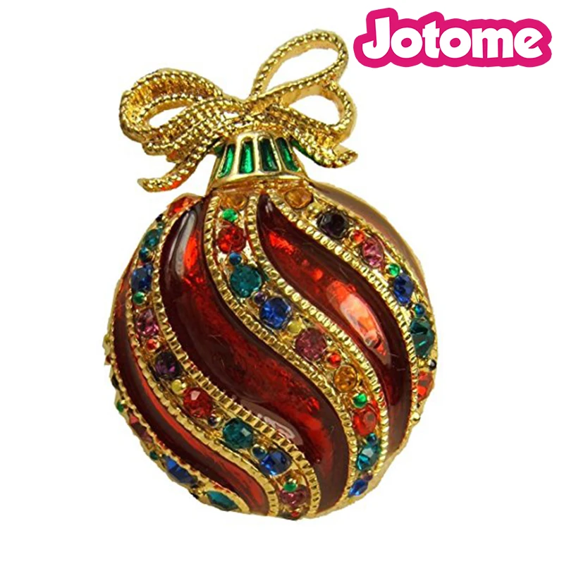 100pcs a lot Christmas  Holiday Fancy Ornament Pin Brooch Jewelry for Women Men 1.625*1.25 inch