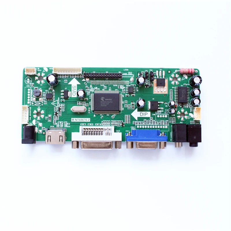 M.NT68676.2A VGA DVI Audio HDMI-compatible for 19inch 1280x1024 M190EN03 LVDS Monitor Kit LCD Controller Board diy