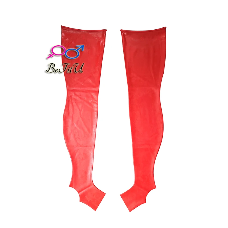 New clear color Latex Stockings Cosplay Hosiery sexy Hose Long socks Seamless Tights leggings Open sole or full cover