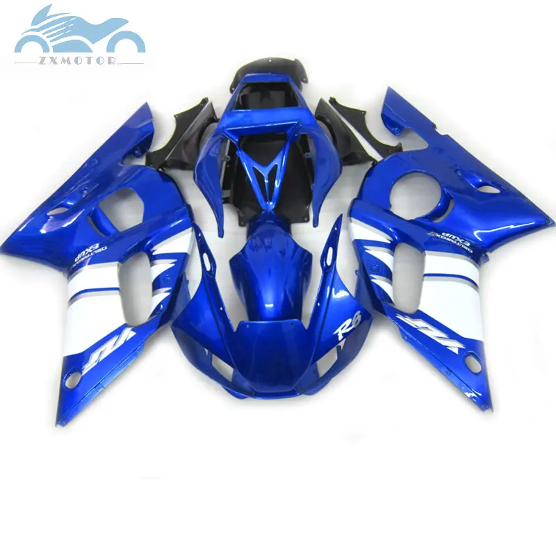 

Customized your motor fairing kits fit for YAMAHA 1998 1999 2000 2002 YZF R6 98-02 YZFR6 sports fairings blue bodywork EA07